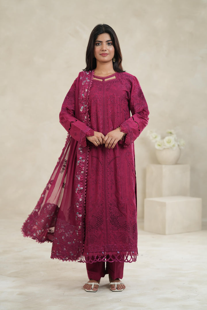 Zara - Qalamkar Sahil Luxury Stitched