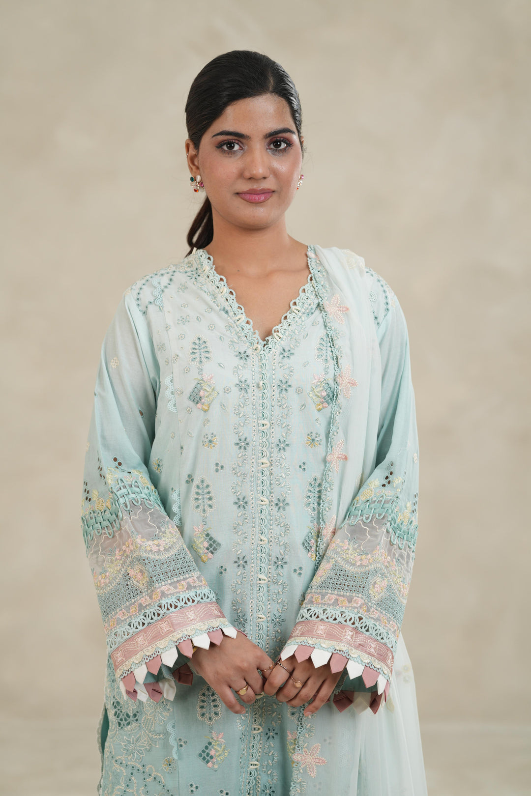 Ayra - Qalamkar Sahil Luxury Stitched