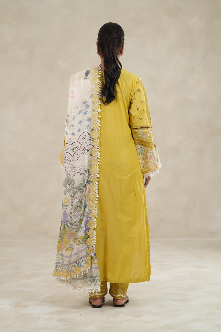 Hira - Qalamkar Sahil Luxury Stitched