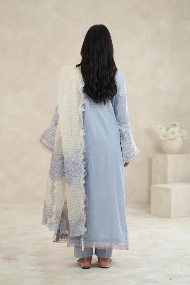 Zayna - Qalamkar Sahil Luxury Stitched