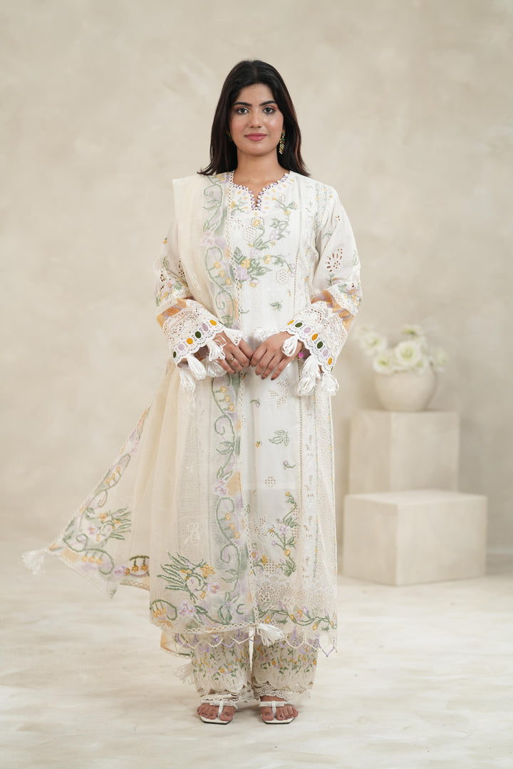 Ilara - Qalamkar Sahil Luxury Stitched