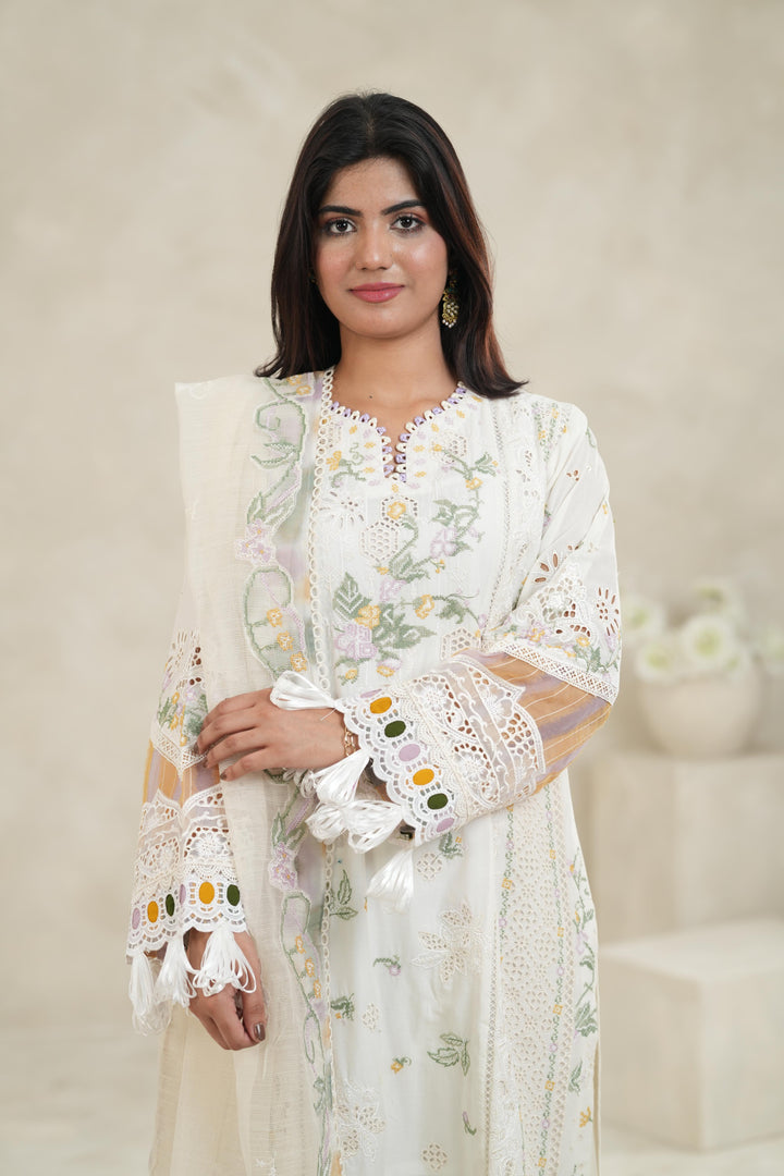 Ilara - Qalamkar Sahil Luxury Stitched