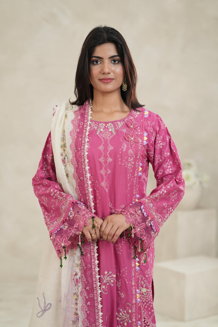 Tara - Qalamkar Sahil Luxury Stitched