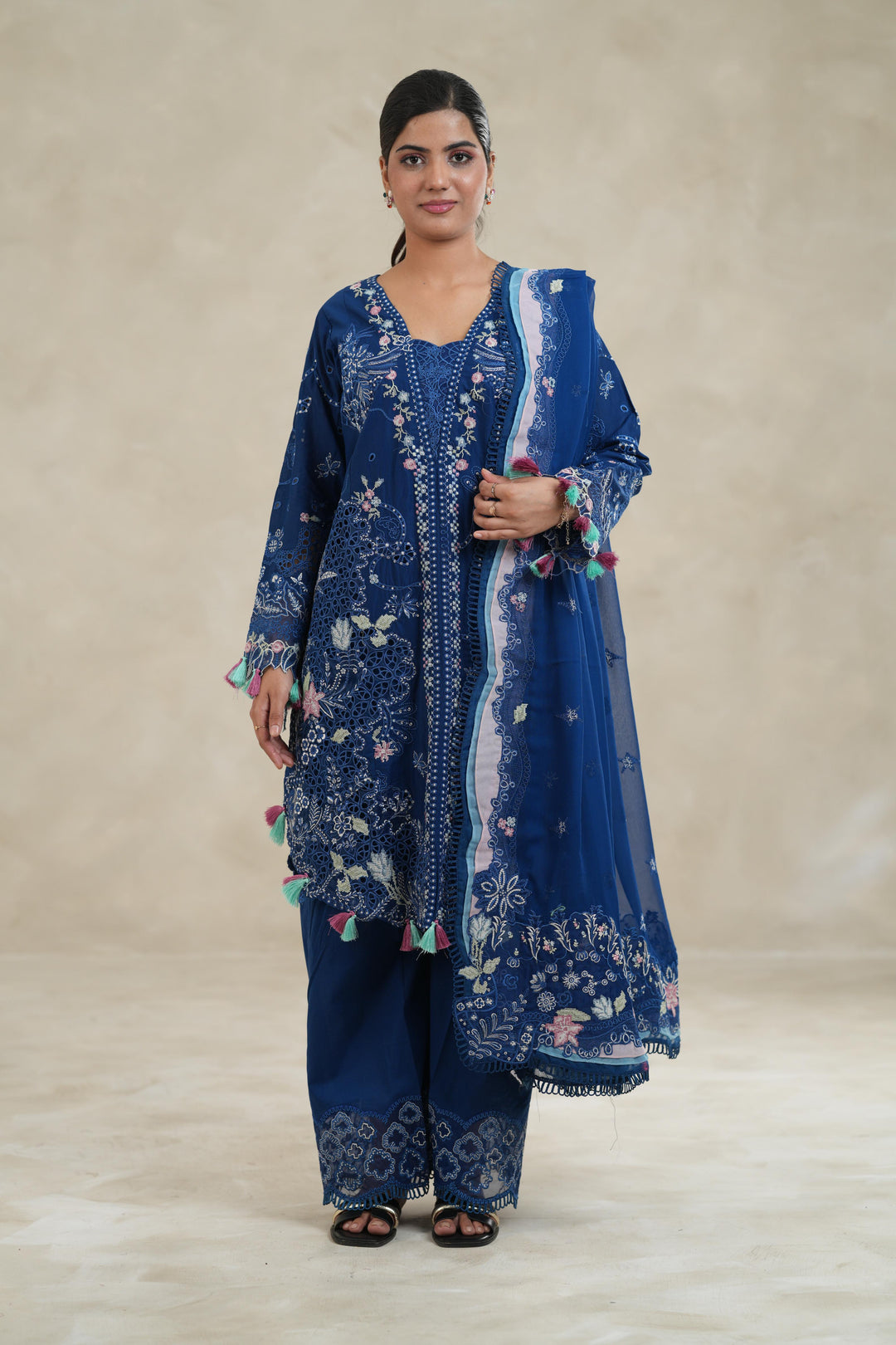 Esma - Qalamkar Sahil Luxury Stitched