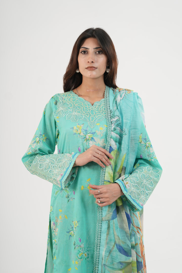 Sage - Rang Rasiya Life Style Stitched