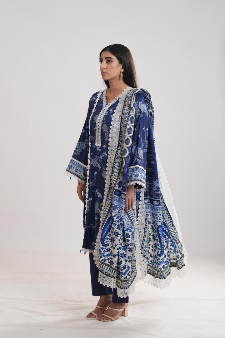 Sapphire - Mausummery Printed Stitched