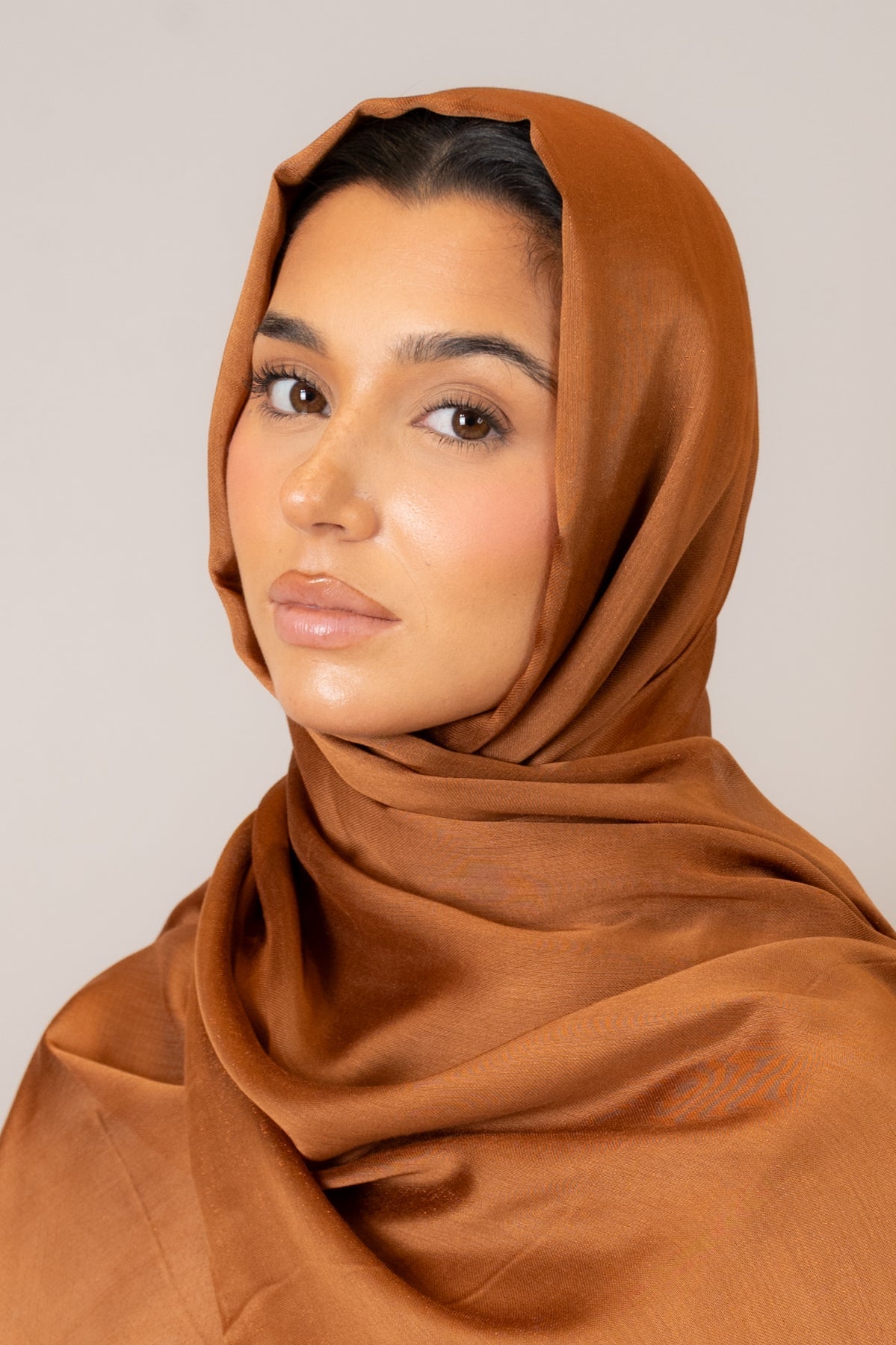 Cinnamon Viscose Silk Hijab