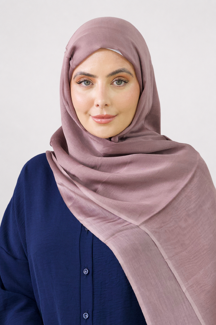 Ash Rose Viscose Silk Hijab