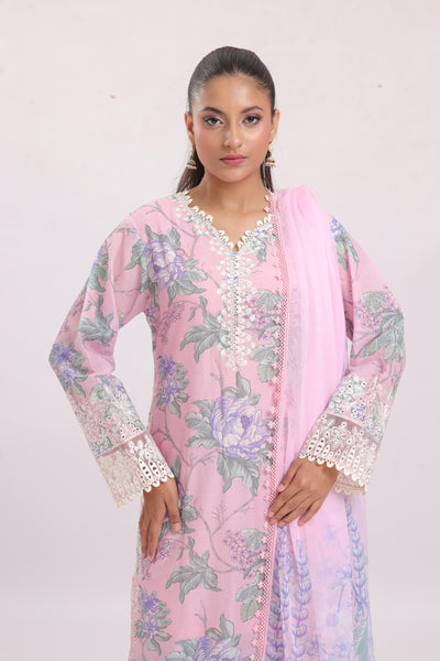 Skyflora - Ayzel Printed Embroidered Stitched