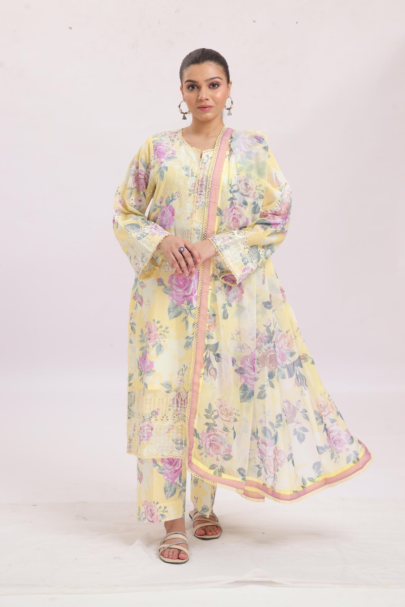 Skylar - Ayzel Printed Embroidered Stitched