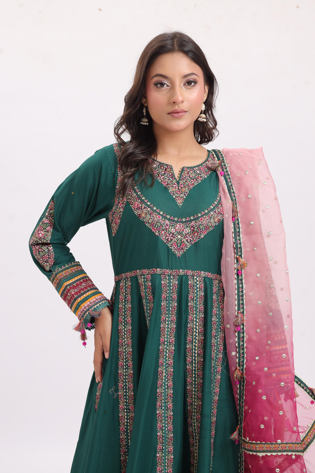 Design 1 - Jazmin Shahkaar Luxury Lawn Stitched