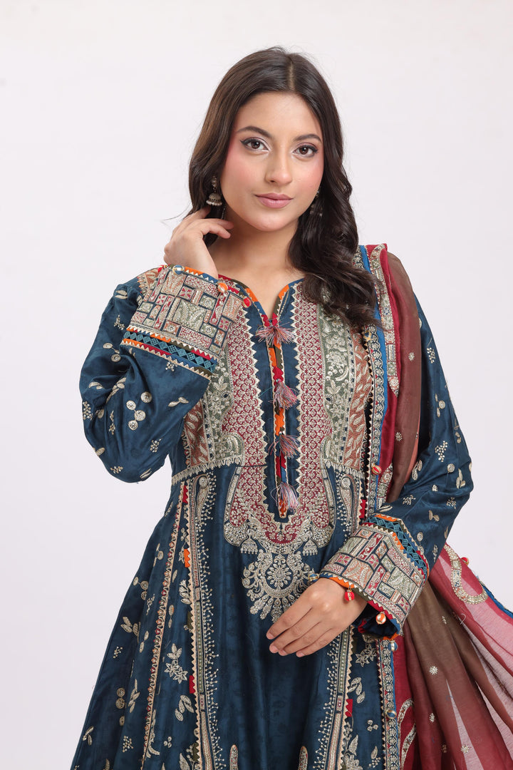 Design 3 - Jazmin Shahkaar Luxury Lawn Stitched