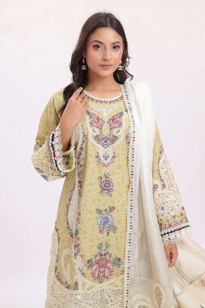 Design 4 - Jazmin Shahkaar Luxury Lawn Stitched