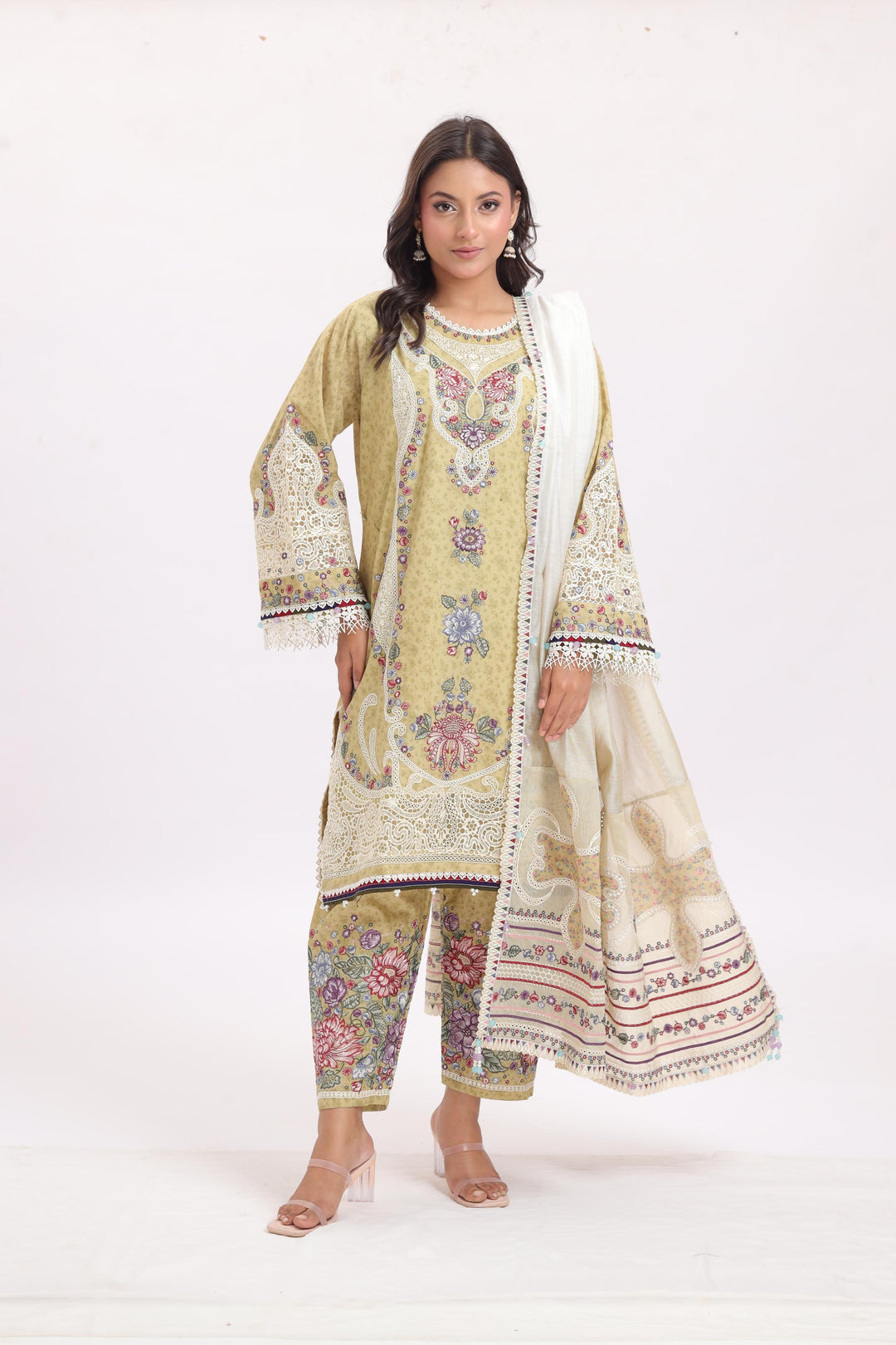 Design 4 - Jazmin Shahkaar Luxury Lawn Stitched