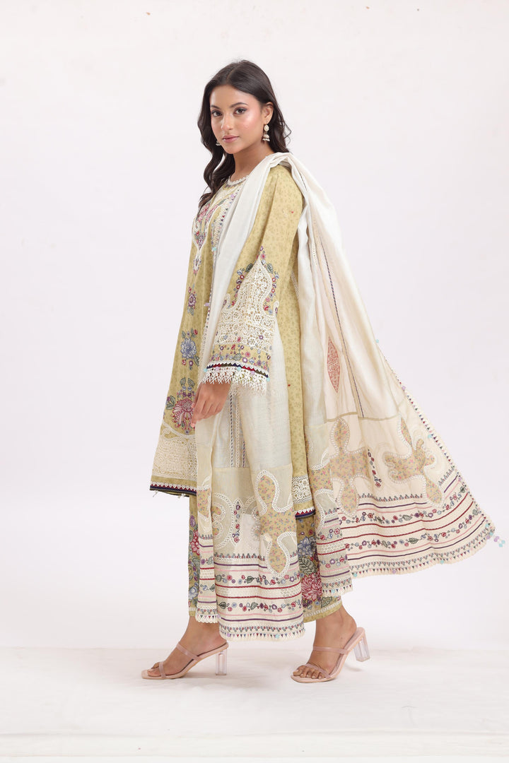 Design 4 - Jazmin Shahkaar Luxury Lawn Stitched
