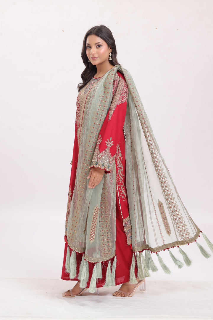 Design 5 - Jazmin Shahkaar Luxury Lawn Stitched