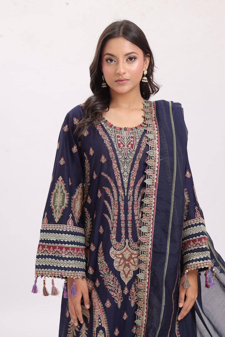 Design 8 - Jazmin Shahkaar Luxury Lawn Stitched