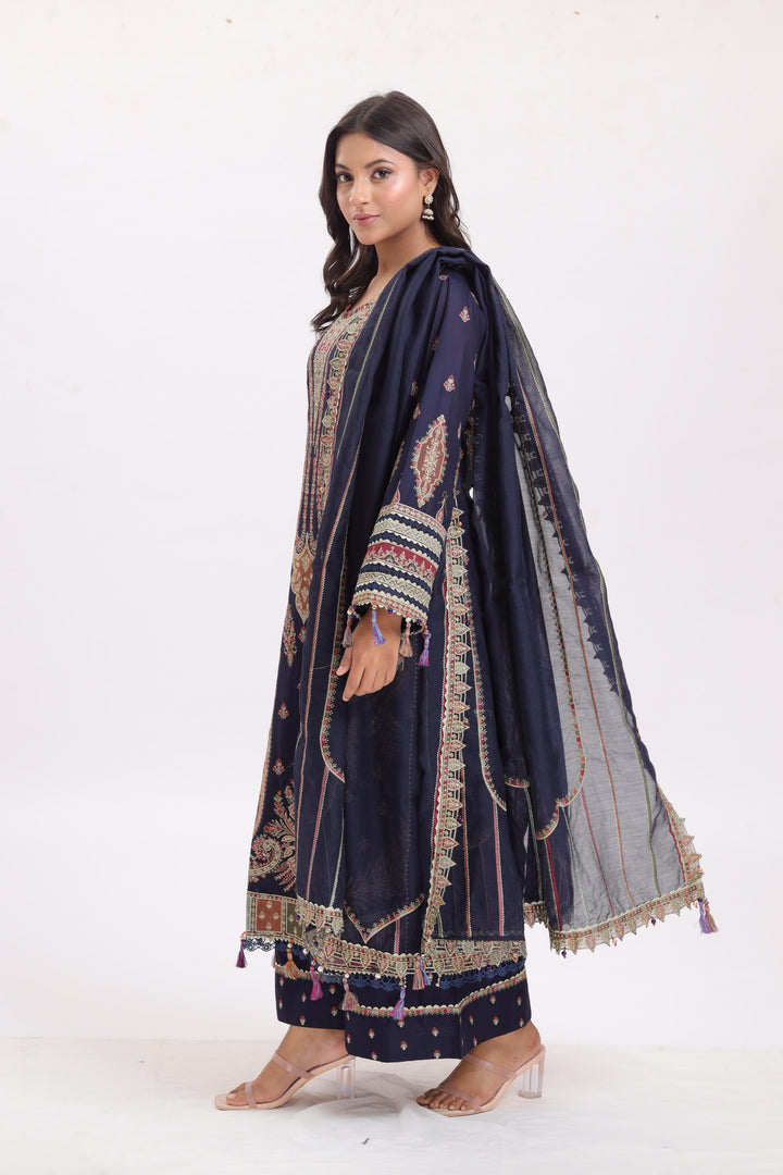 Design 8 - Jazmin Shahkaar Luxury Lawn Stitched