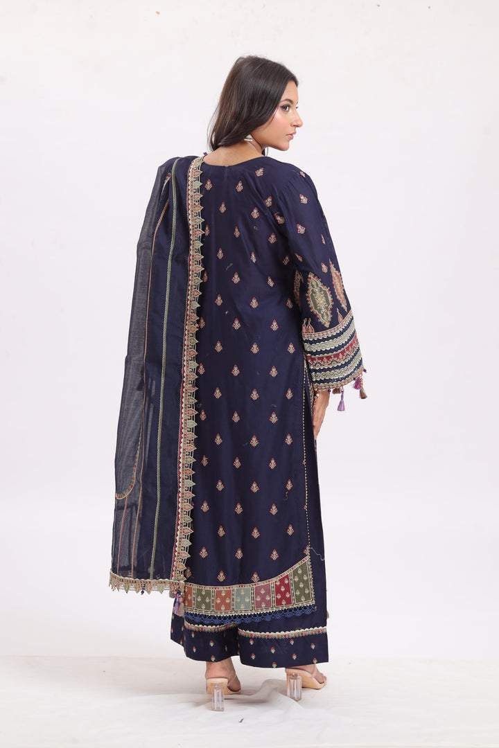 Design 8 - Jazmin Shahkaar Luxury Lawn Stitched