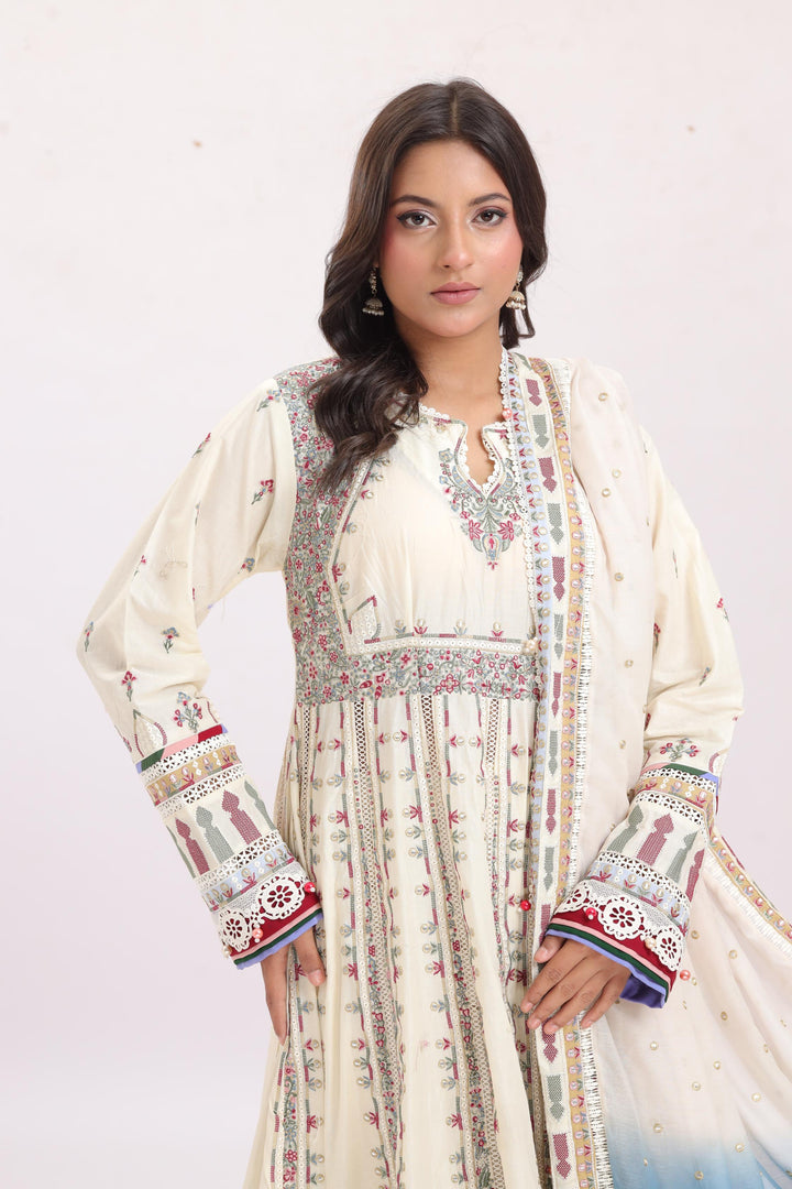 Design 9 - Jazmin Shahkaar Luxury Lawn Stitched