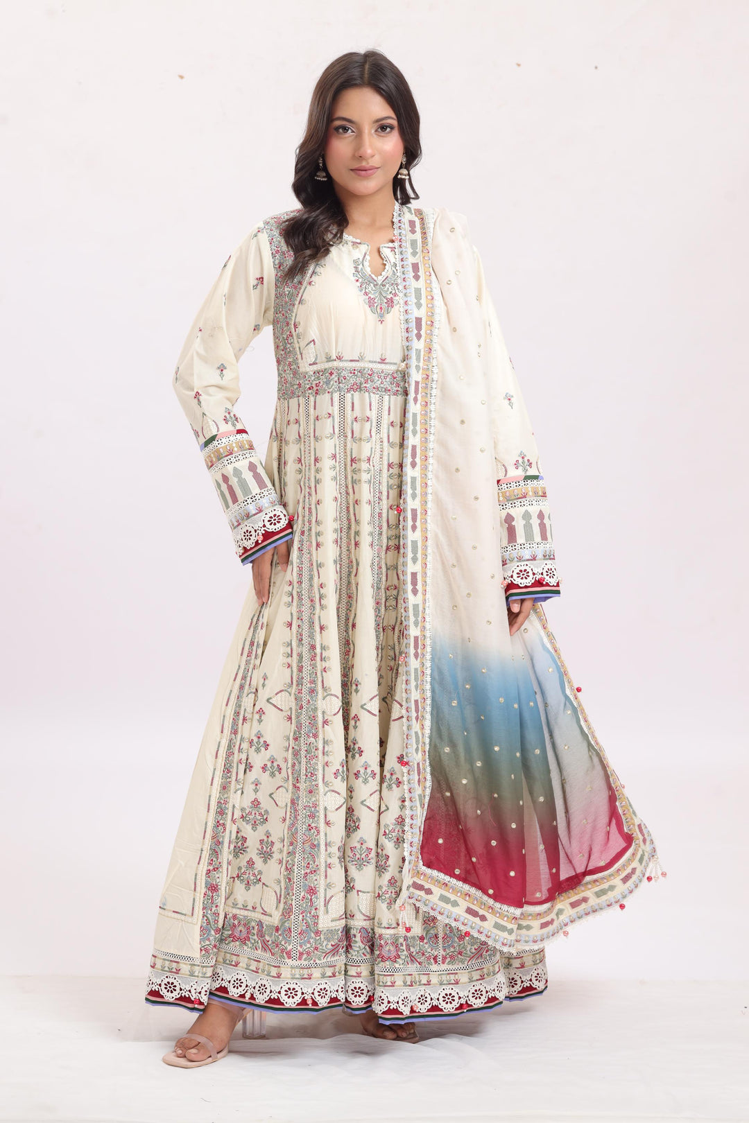 Design 9 - Jazmin Shahkaar Luxury Lawn Stitched