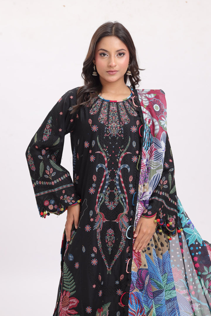 Design 10 - Jazmin Shahkaar Luxury Lawn Stitched