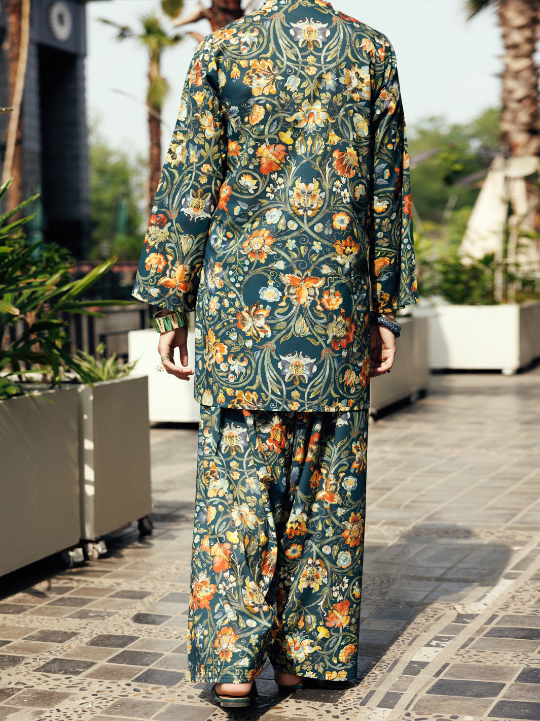 Lawn Teal Green Stitched Suit - Almirah