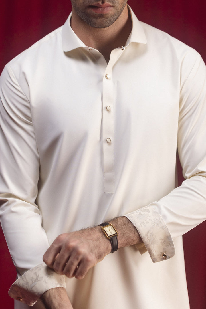 Blended Cream Shalwar Kameez - Cast & Crew