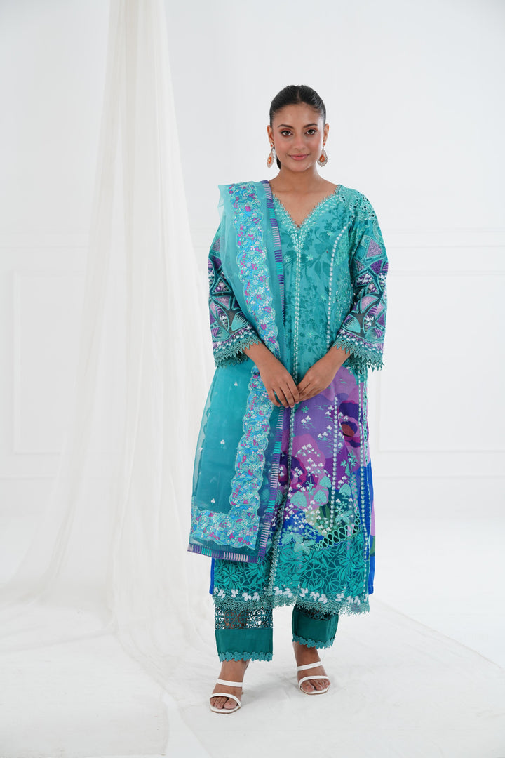 Sovana - Afrozeh Luxury Lawn Stitched