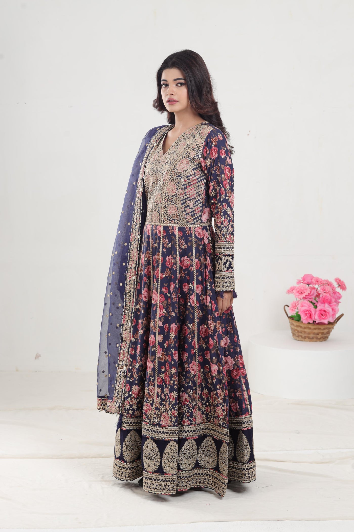 Design 1 - Jazmin Shahkaar Stitched Luxury Lawn SS'24