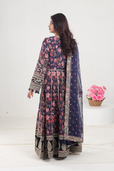 Design 1 - Jazmin Shahkaar Stitched Luxury Lawn SS'24