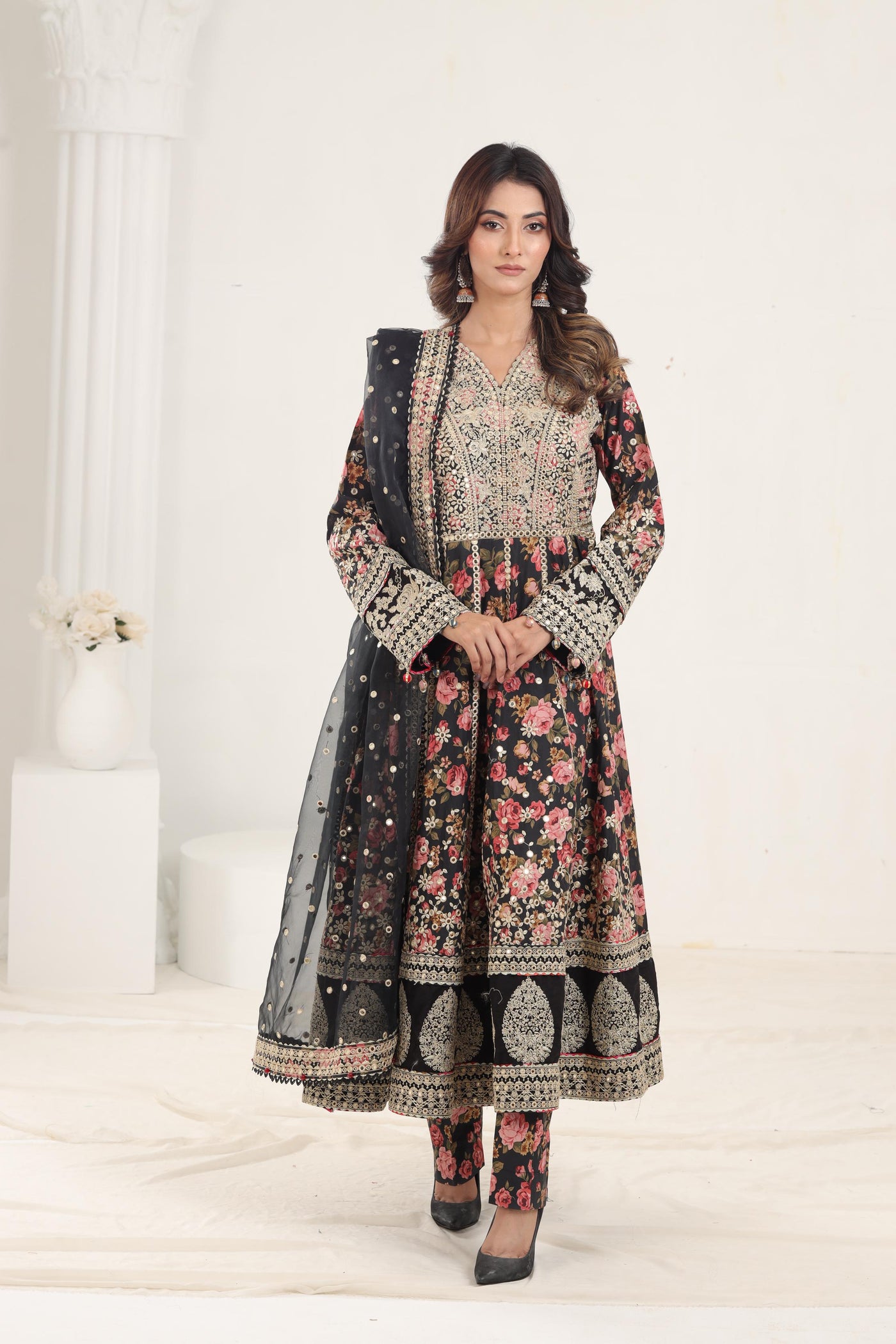 Design 2 - Jazmin Shahkaar Stitched Luxury Lawn SS'24