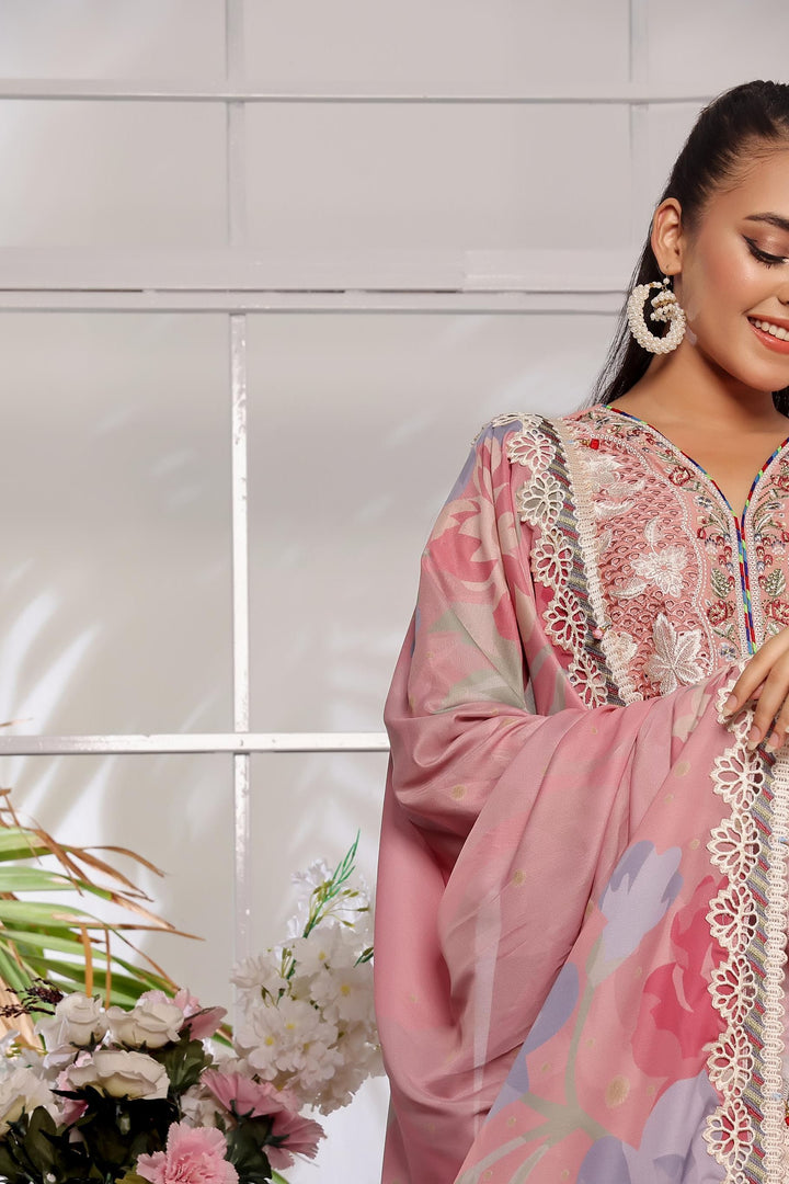 Design 4 - Jazmin Shahkaar Stitched Luxury Lawn SS'24