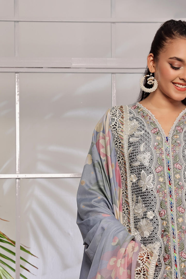 Design 3 - Jazmin Shahkaar Stitched Luxury Lawn SS'24