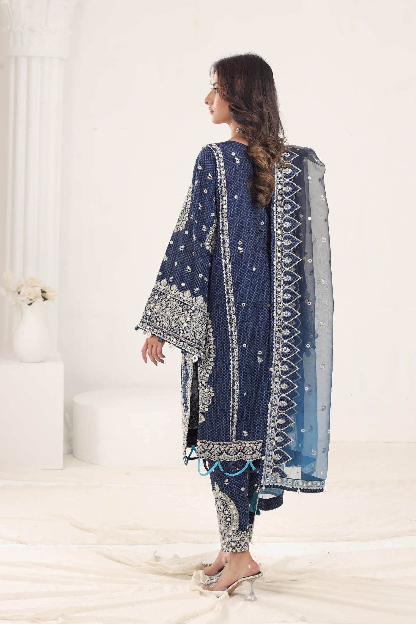 Design 5 - Jazmin Shahkaar Stitched Luxury Lawn SS'24