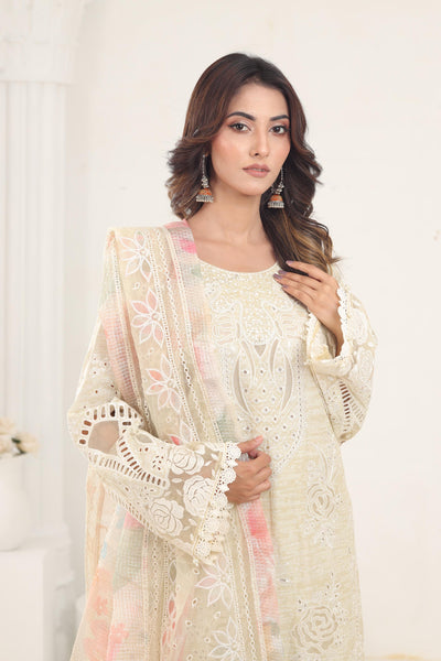 Design 7 - Jazmin Shahkaar Stitched Luxury Lawn SS'24