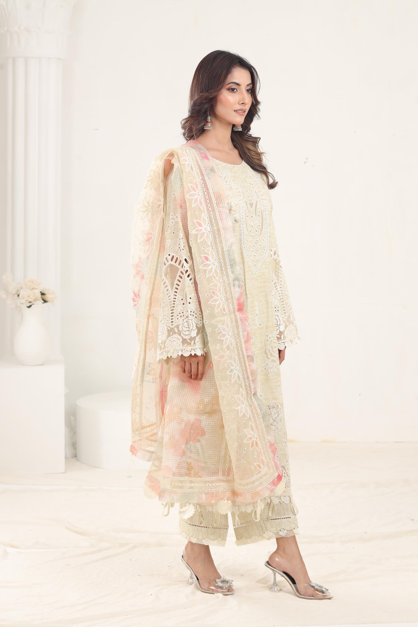 Design 7 - Jazmin Shahkaar Stitched Luxury Lawn SS'24