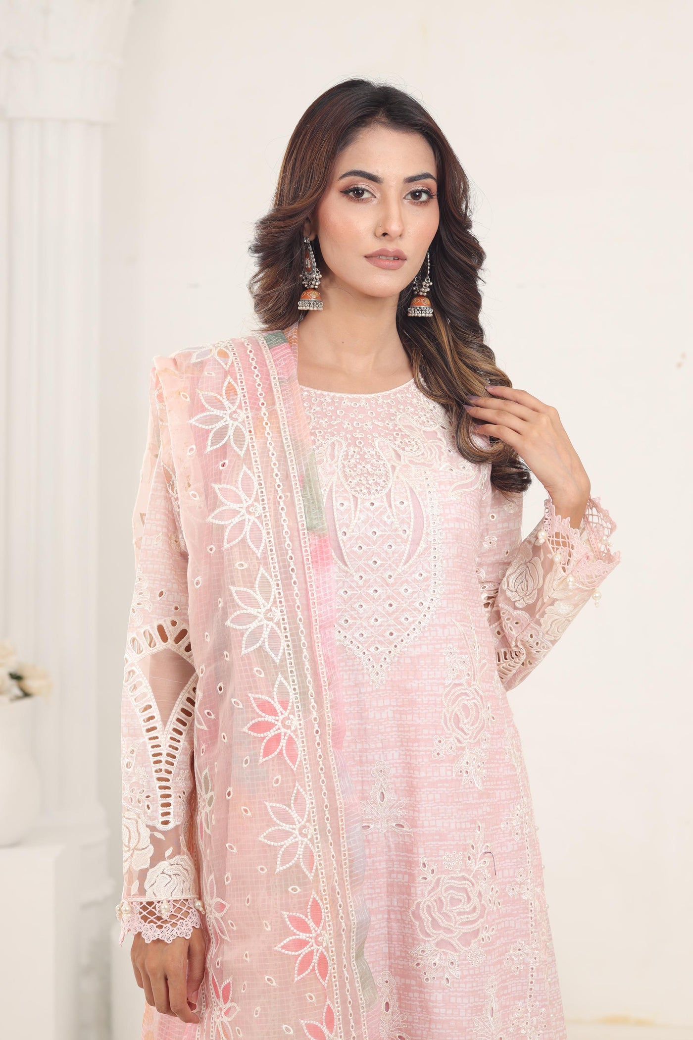 Design 8 - Jazmin Shahkaar Stitched Luxury Lawn SS'24