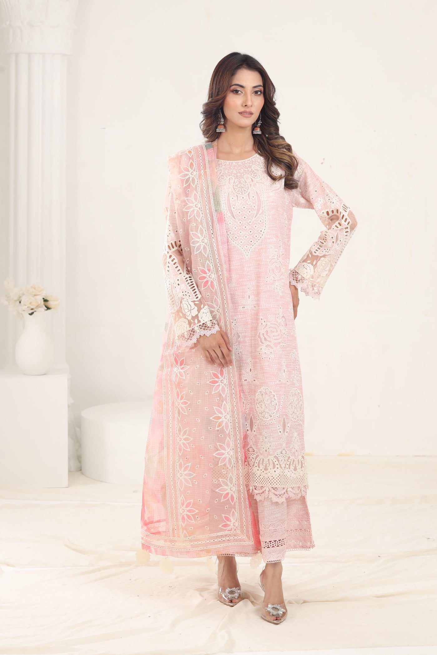 Design 8 - Jazmin Shahkaar Stitched Luxury Lawn SS'24