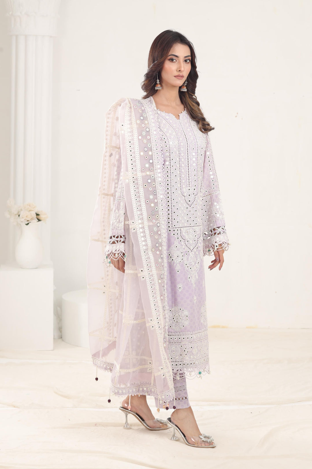 Design 13 - Jazmin Shahkaar Stitched Luxury Lawn SS'24