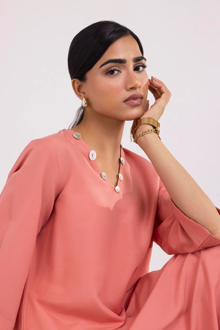 Linen Multi Stitched Suit - Sana Safinaz