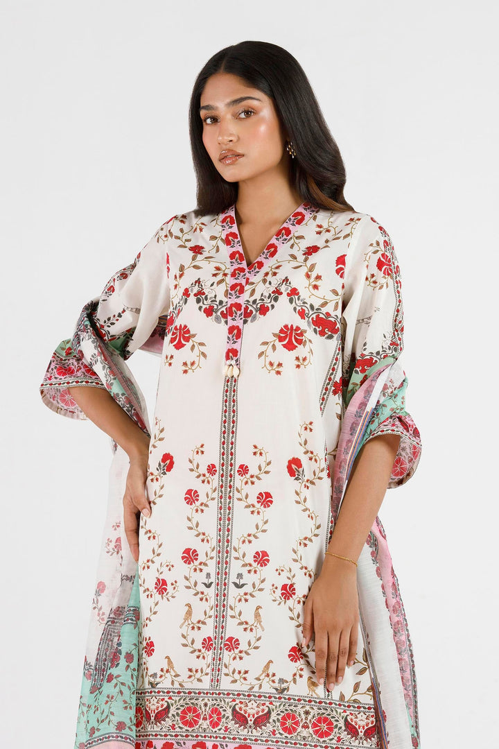Lawn Multi Stitched Suit - Sana Safinaz