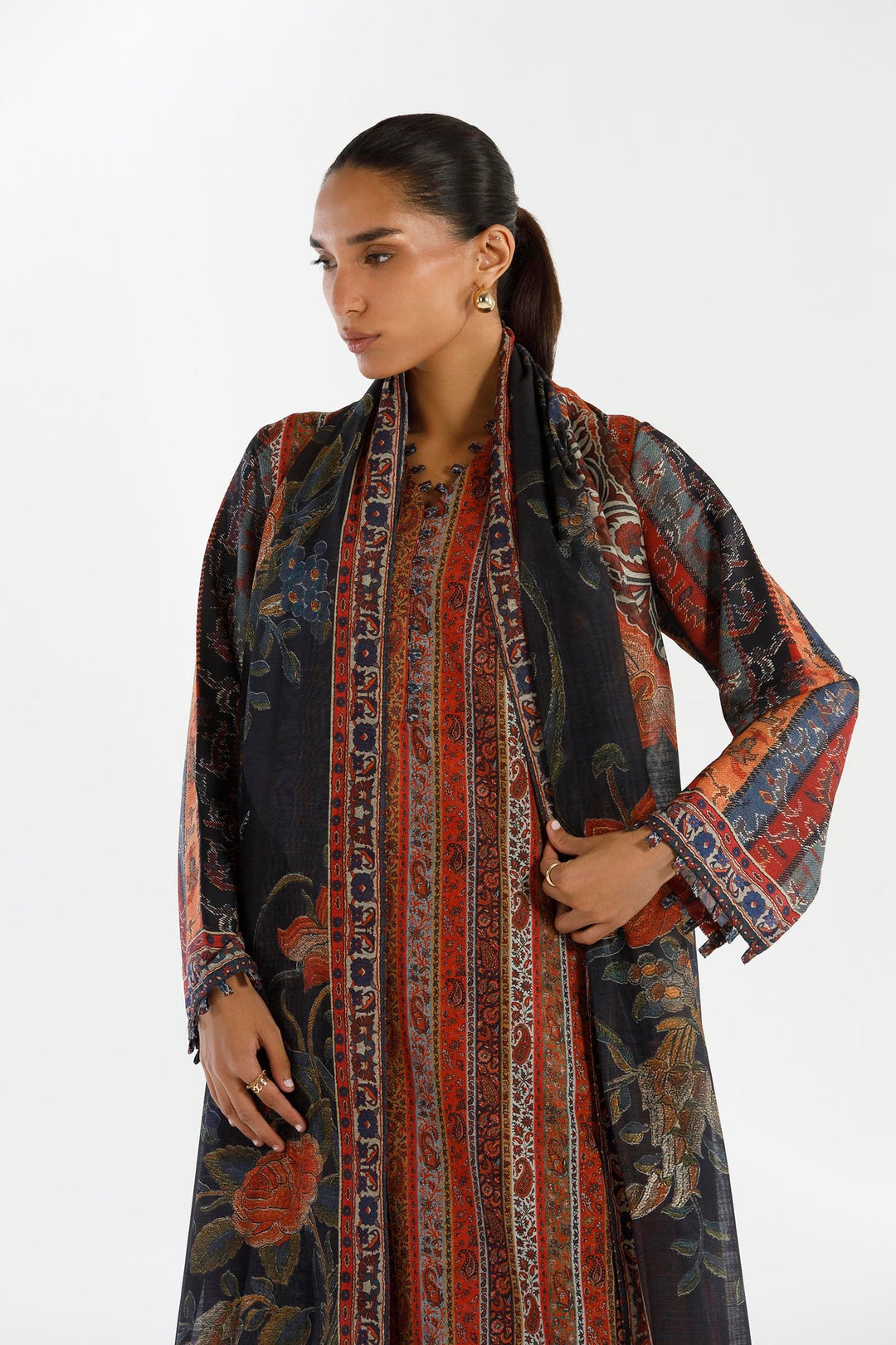 Lawn Multi Stitched Suit - Sana Safinaz