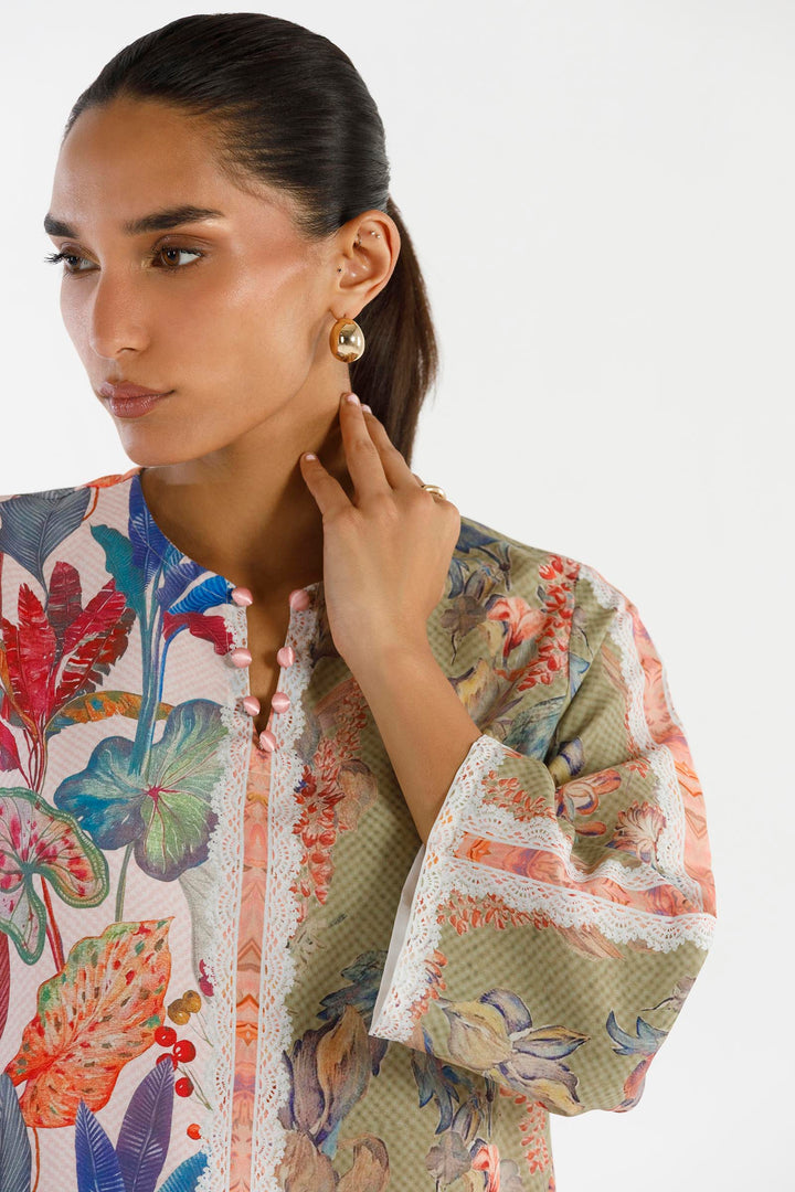 Blended Viscose Multi Stitched Suit - Sana Safinaz