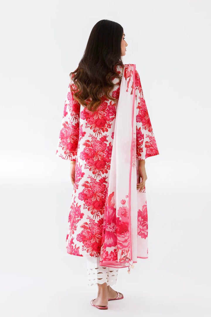 Lawn Shocking Pink Stitched Suit - Sana Safinaz