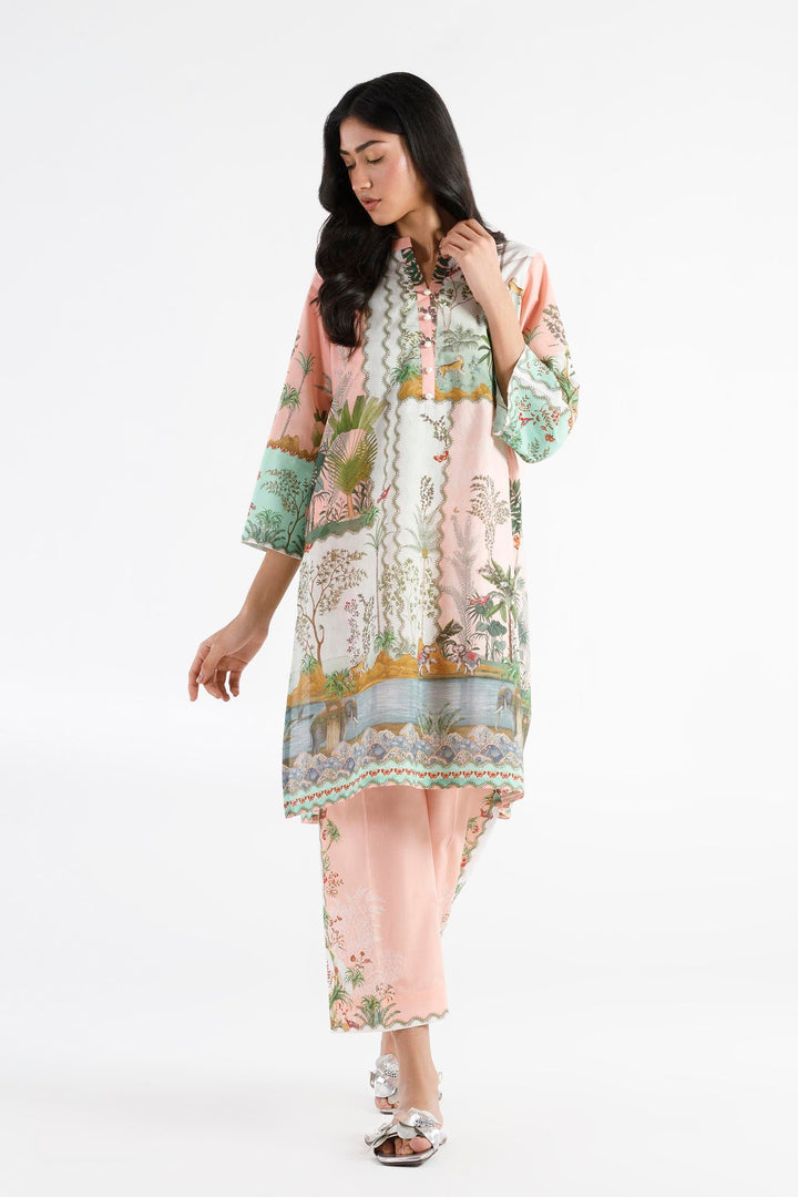 Lawn Multi Stitched Suit - Sana Safinaz