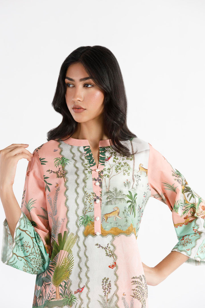 Lawn Multi Stitched Suit - Sana Safinaz