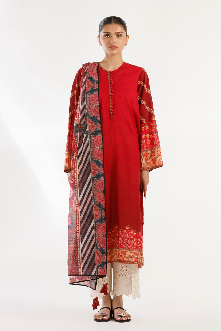 Lawn Multi Stitched Suit - Sana Safinaz
