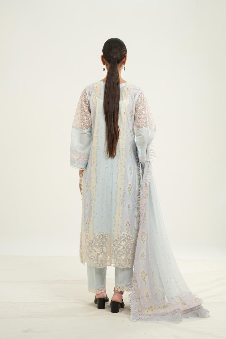 Sunnival Blue - Afrozeh Haze Summer Edit '26 Stitched
