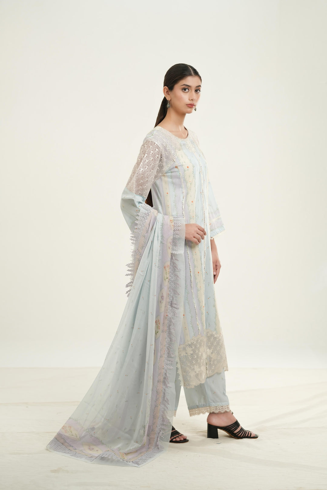 Sunnival Blue - Afrozeh Haze Summer Edit '26 Stitched